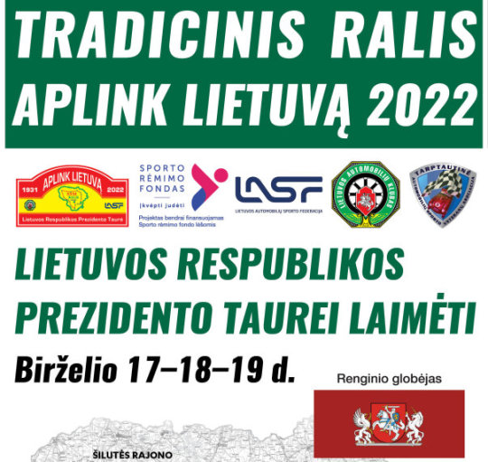 Ralis „Aplink Lietuvą 2022“ atvyksta ir į Pamarį 