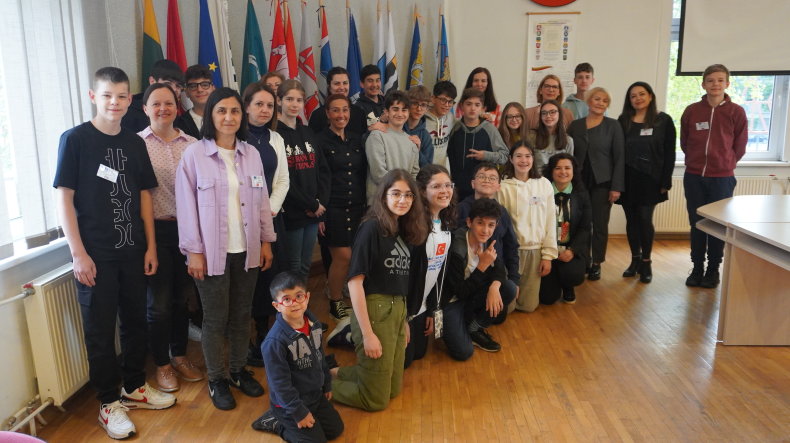 Savivaldybėje apsilankė mokiniai iš Italijos, Slovakijos ir Turkijos
