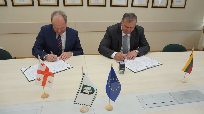 Pasirašyta bendradarbiavimo sutartis su kartvelais