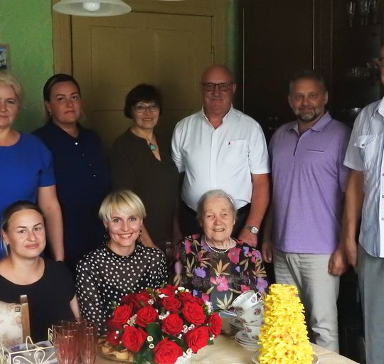 Sveikinimai katytiškei Zofijai Mickienei garbingo Jubiliejaus proga 