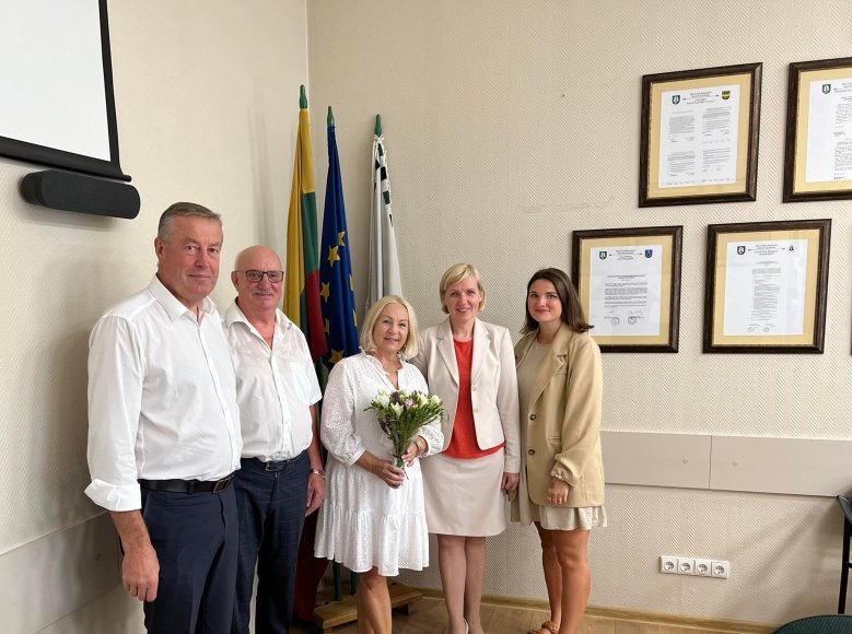 Apdovanota Šilutės rajono savivaldybės Garbės ambasadorė