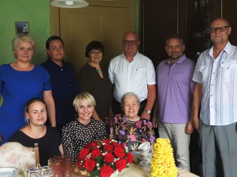 Sveikinimai katytiškei Zofijai Mickienei garbingo Jubiliejaus proga 