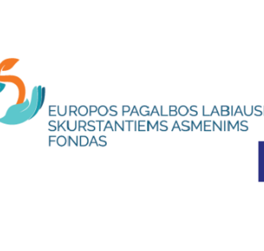 Informacija dėl maisto produktų iš Europos pagalbos labiausiai skurstantiems asmenims fondo dalijimo
