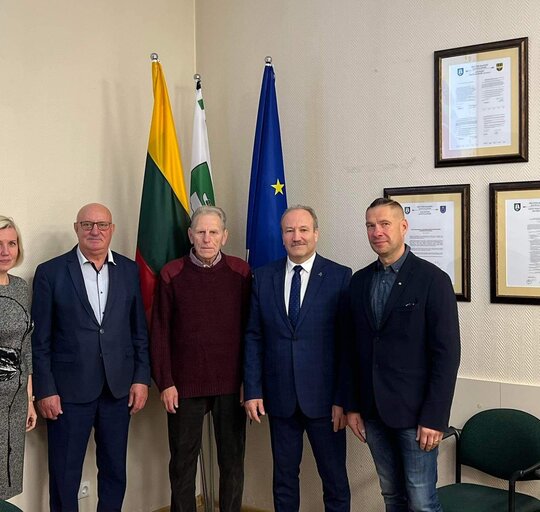 Romualdui Danieliui Mažučiui – Savivaldybės vadovų sveikinimai