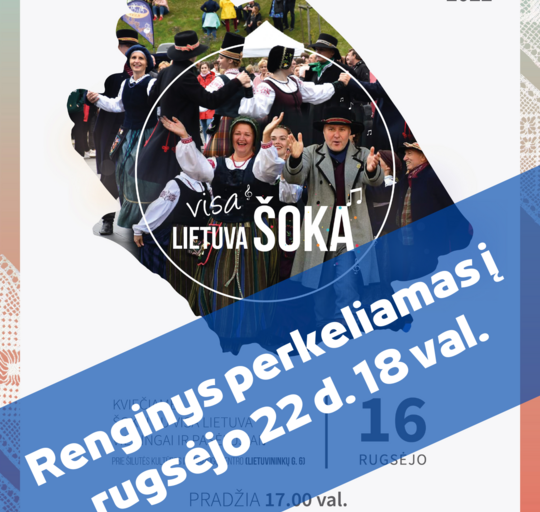 Renginys „Visa Lietuva šoka“ perkeliamas