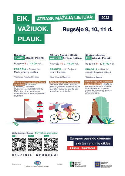 Atrask Mažąją Lietuvą: Eik. Važiuok. Plauk 