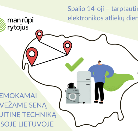 Artėja tarptautinė elektronikos atliekų diena – užsisakykite nemokamą jų išvežimą