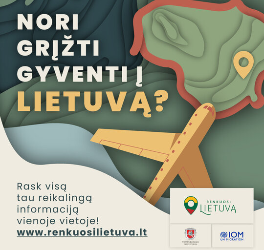 „Renkuosi Lietuvą“ - visa reikalinga informacija svarstantiems apie grįžimą į Lietuvą