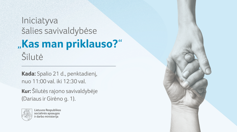 Iniciatyva šalies savivaldybėse „Kas man priklauso?“