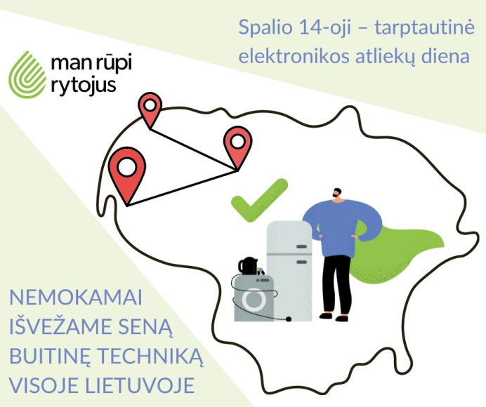 Artėja tarptautinė elektronikos atliekų diena – užsisakykite nemokamą jų išvežimą