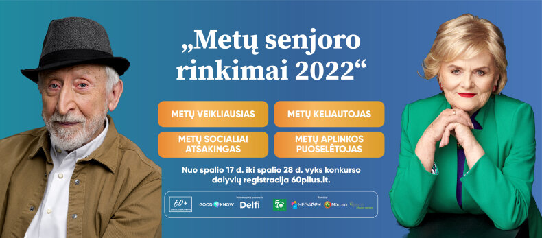 Kviečia dalyvauti „Metų senjoro 2022“ rinkimuose