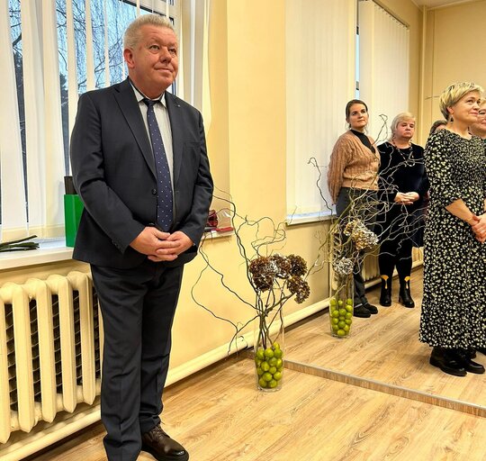 Už ilgametį darbą padėkota Romualdui Blechertui
