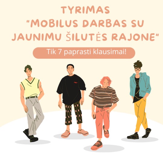  Kviečiame dalyvauti apklausoje apie mobilų darbą su jaunimu
