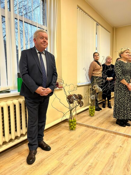 Už ilgametį darbą padėkota Romualdui Blechertui