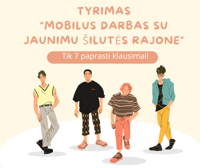 Kviečiame dalyvauti apklausoje apie mobilų darbą su jaunimu