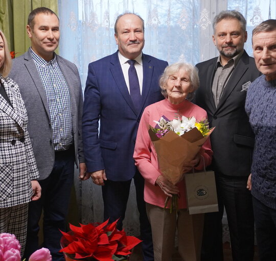 95-ojo jubiliejaus proga pasveikinta A. Gaurilčikienė