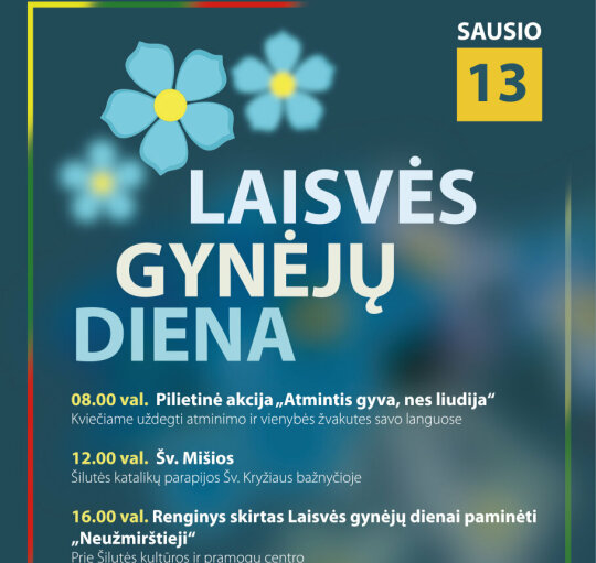 Laisvės gynėjų dienos renginiai Šilutėje 