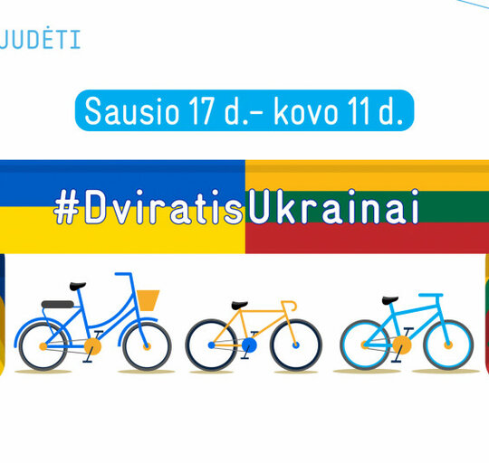 #DviratisUkrainai: Susisiekimo ministerija kviečia dovanoti dviračius ukrainiečiams