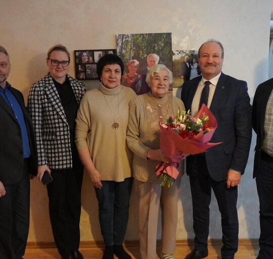 Pasveikinta 95-ąjį jubiliejų mininti Jadvyga Bukauskienė