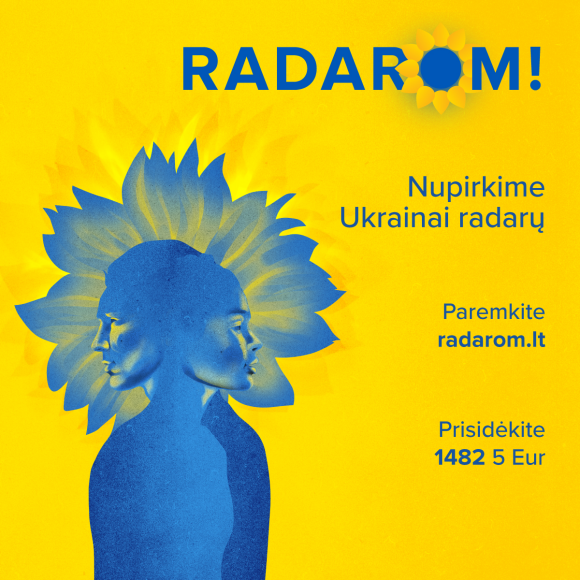 Kvietimas prisijungti prie akcijos RADAROM! Nupirkime Ukrainai radarų