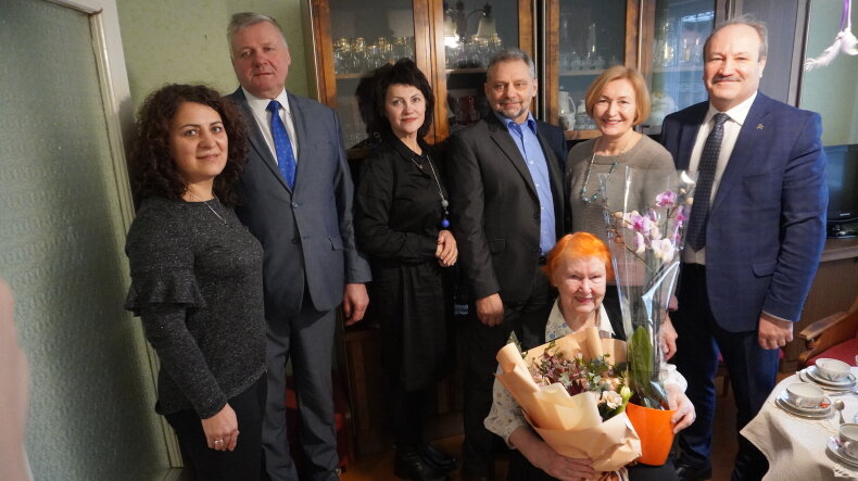 Pasveikintos 90-metės iš Rusnės ir Juknaičių
