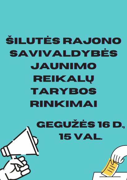 Jaunimo atstovų delegavimas į Šilutės jaunimo reikalų tarybą