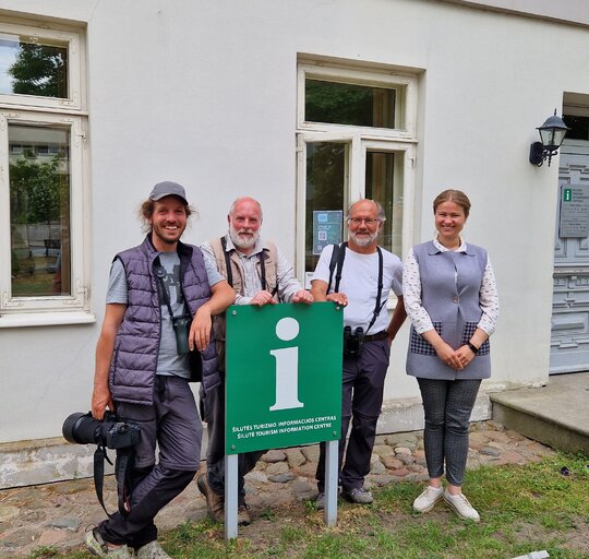 Šilutės krašte lankėsi ornitologinio turizmo ambasadoriai iš Didžiosios Britanijos ir Suomijos