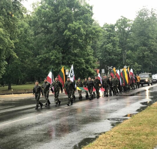Šilutėje – unikalus Šimtmečio vėliavų žygis