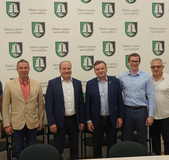 Savivaldybėje – Lietuvos krepšinio federacijos prezidento vizitas