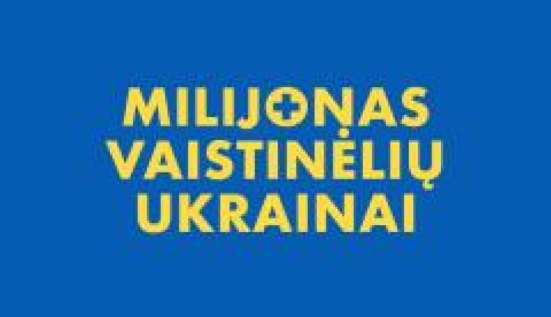 Kviečiame prisijungti prie akcijos „Milijonas vaistinėlių Ukrainai“