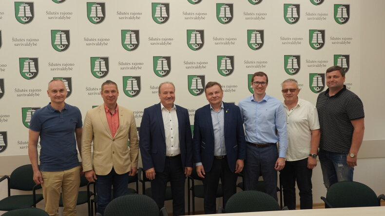 Savivaldybėje – Lietuvos krepšinio federacijos prezidento vizitas