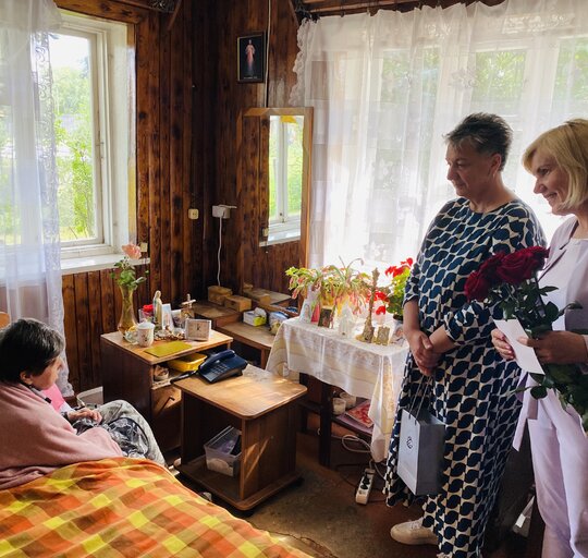 Pasveikinta ilgaamžė iš Šilutės 