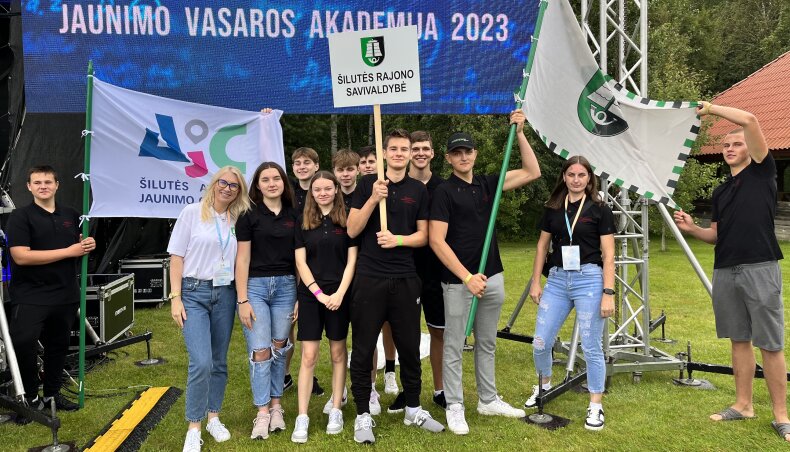 Šilutės rajono savivaldybės jaunimas dalyvavo tradicinėje Jaunimo vasaros akademijoje „Kartu mes...