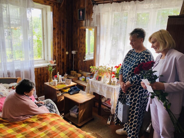 Pasveikinta ilgaamžė iš Šilutės 