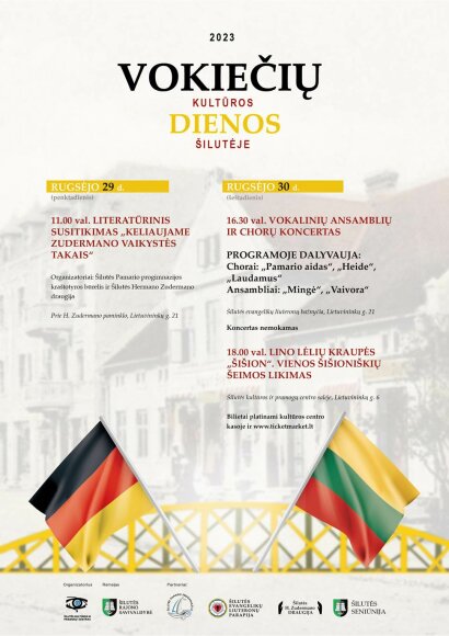 Vokiečių kultūros dienos renginiai Šilutėje 