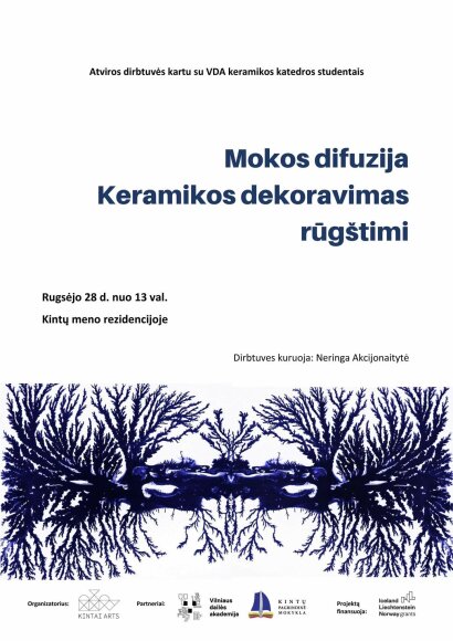 Kviečia į Mokos difuziją - keramikos dekoravimas rūgštimi