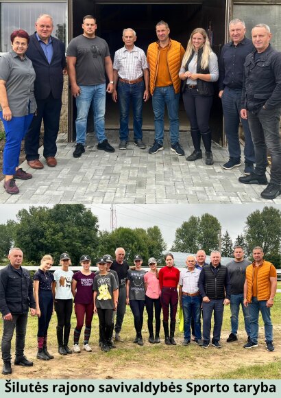 Naujos kadencijos Sporto taryba aplankė Rusnės ir Juknaičių žirgynus