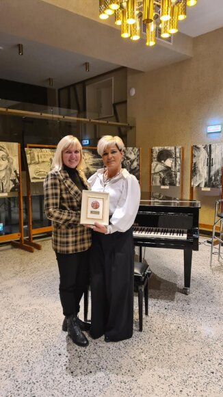 Pasveikinta Žydrė Adomaitienė
