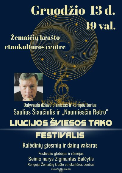 Kvietimas dalyvauti Liucijos šviesos tako festivalyje