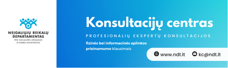 Fizinės aplinkos prieinamumas žmonėms su judėjimo negalia