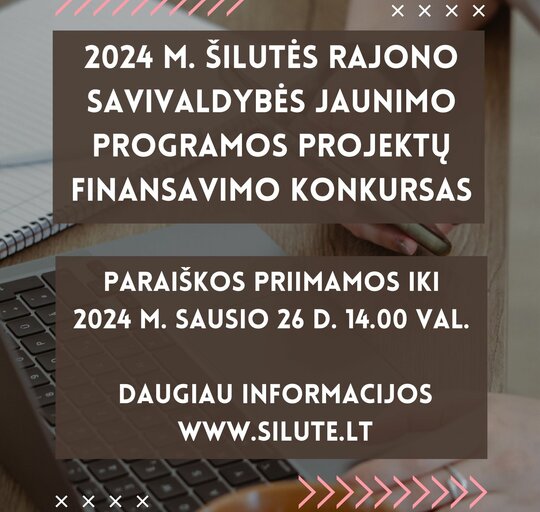 Jaunimo programos 2024 m. projektų konkursas