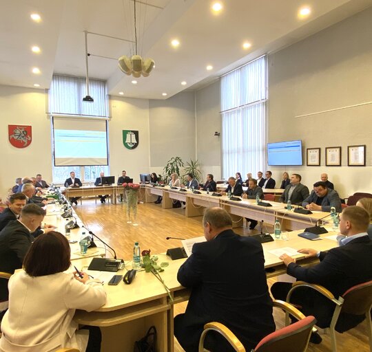 Įvyko 11-asis Savivaldybės tarybos posėdis