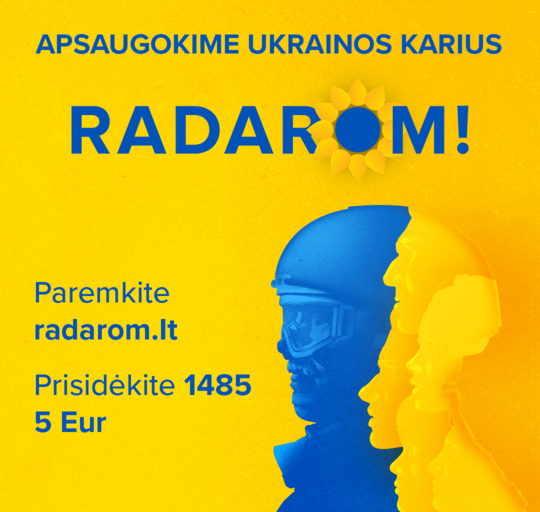 Akcija RADAROM! – tęsiasi ir šiemet