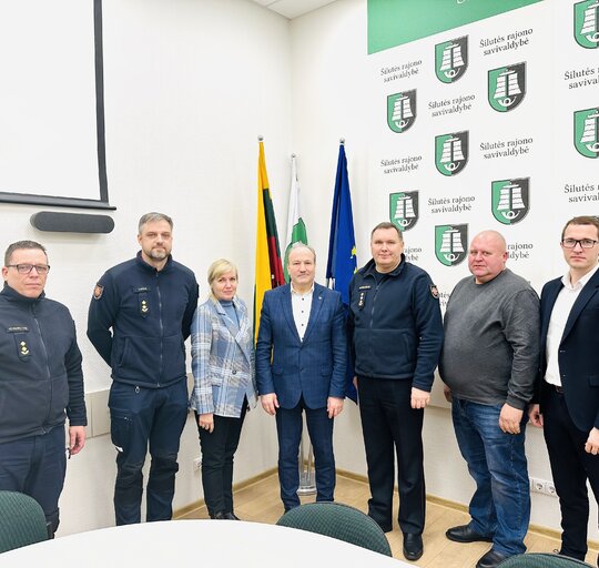 Savivaldybėje apsilankė naujasis Klaipėdos apskrities priešgaisrinės gelbėjimo valdybos viršininkas