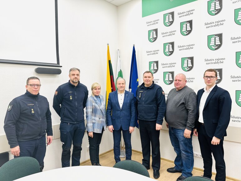 Savivaldybėje apsilankė naujasis Klaipėdos apskrities priešgaisrinės gelbėjimo valdybos viršininkas