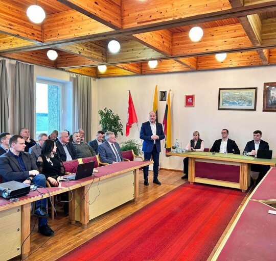 2023 m. veiklos ataskaitos pristatymas Juknaičių seniūnijoje