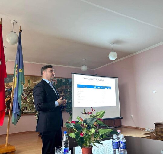2023 m. veiklos ataskaita pristatyta Žemaičių Naumiestyje