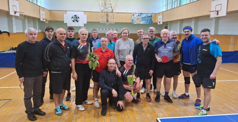 Vasario 16-osios proga Šilutėje surengtas stalo teniso turnyras
