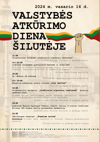  Valstybės atkūrimo diena Šilutėje