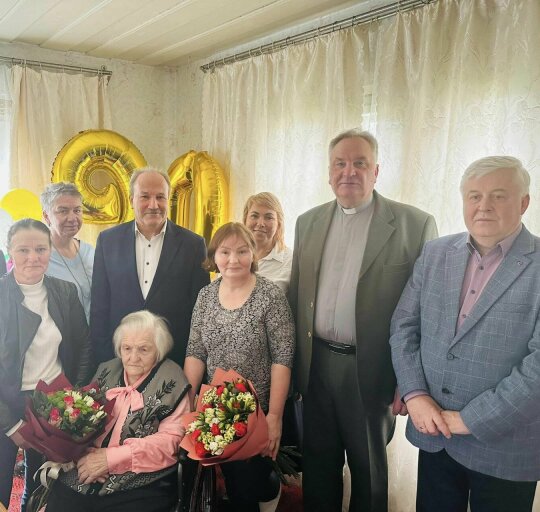90-ojo jubiliejaus proga pasveikinta Salomėja Cibauskienė
